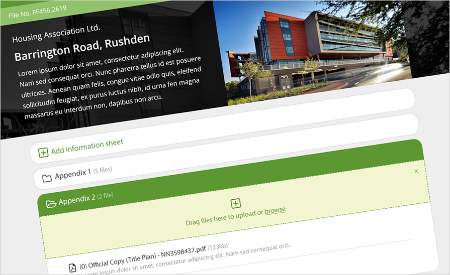 web app ui